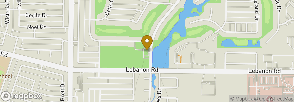 Map location: The Club at Frisco Farms