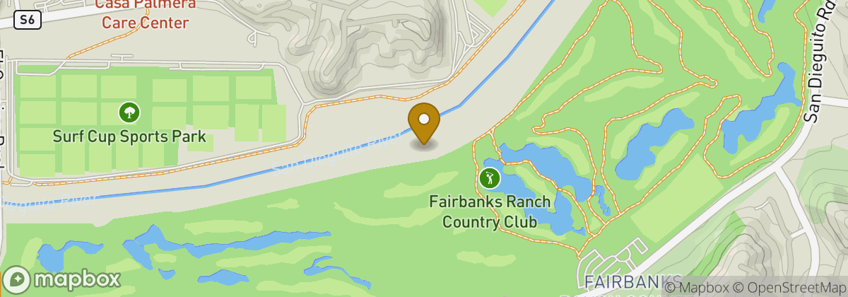 Map location: Fairbanks Ranch Country Club