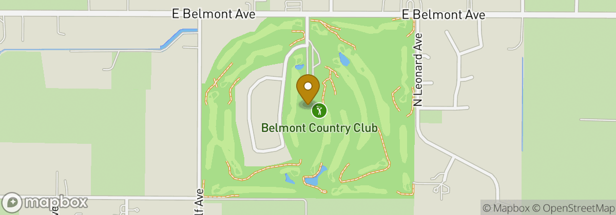 Map location: Belmont Country Club