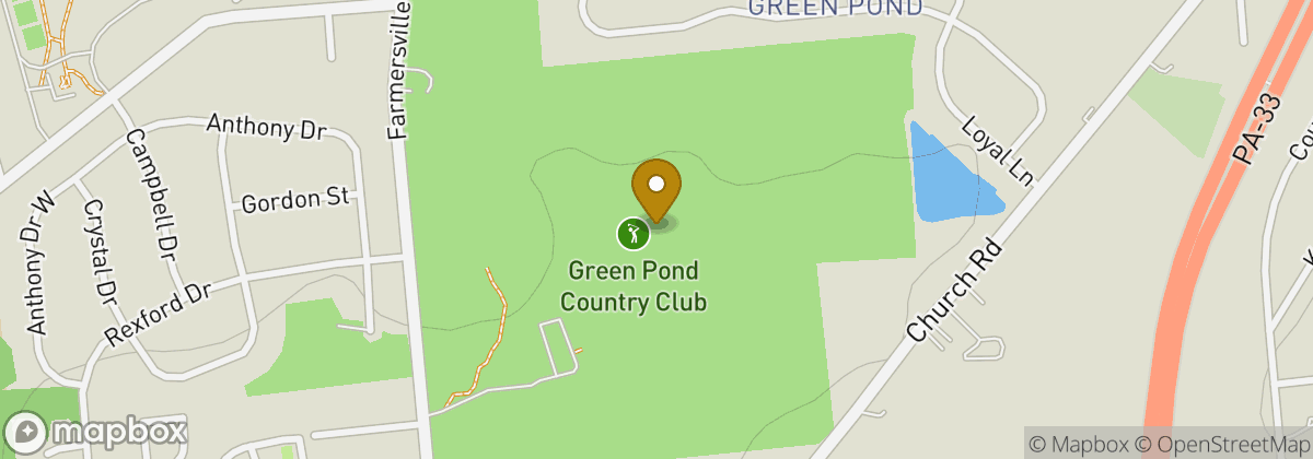 Map location: Green Pond Country Club
