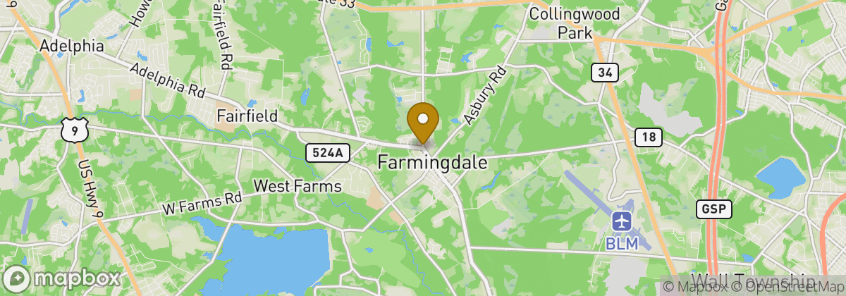 Map location: Farmingdale