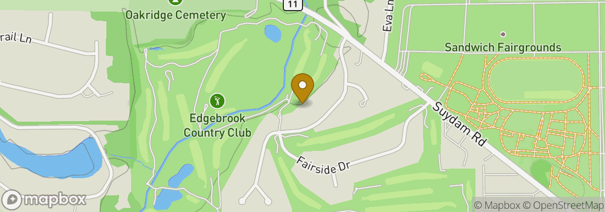 Map location: Edgebrook Golf Course