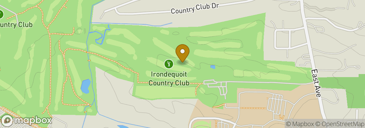 Map location: Irondequoit Country Club