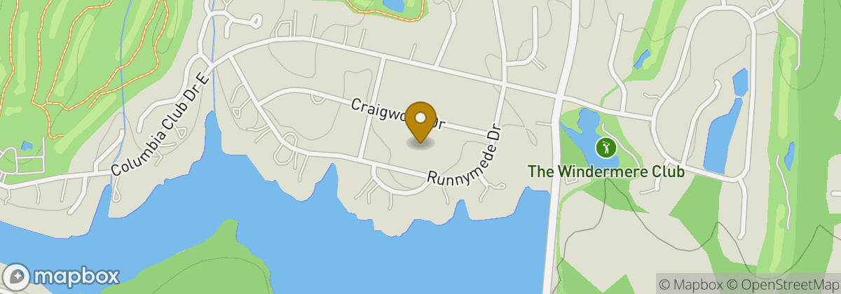 Map location: The Windermere Club