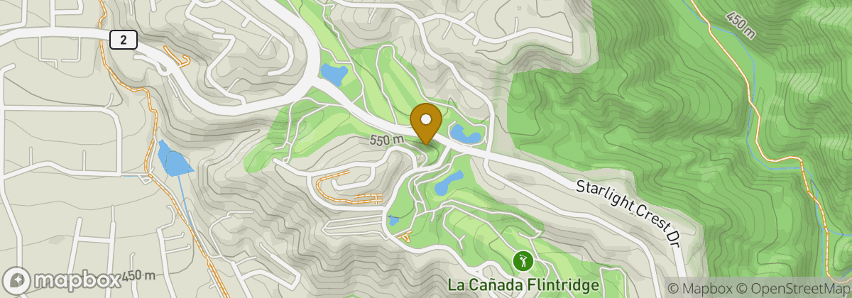 Map location: La Cañada Flintridge Country Club