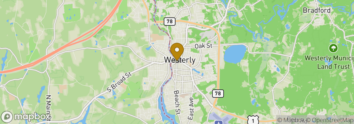 Map location: Westerly