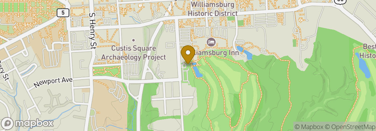 Map location: Golden Horseshoe Golf Club