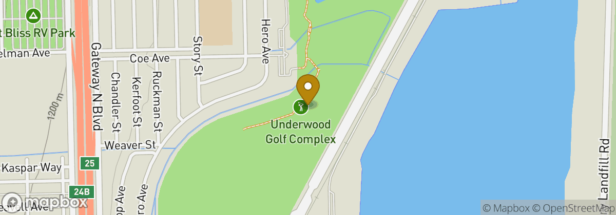 Map location: Underwood Golf Complex