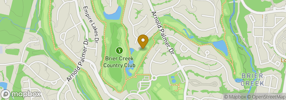 Map location: Brier Creek Country Club
