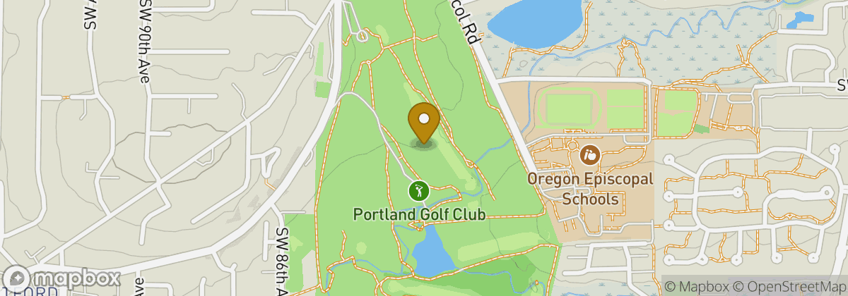 Map location: Portland Golf Club
