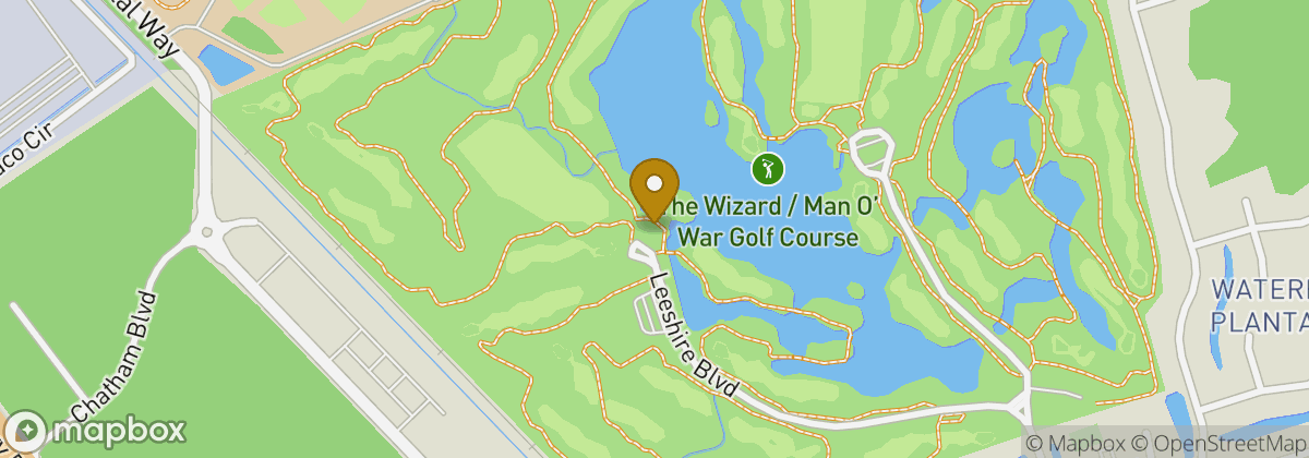 Map location: The Wizard Golf Links