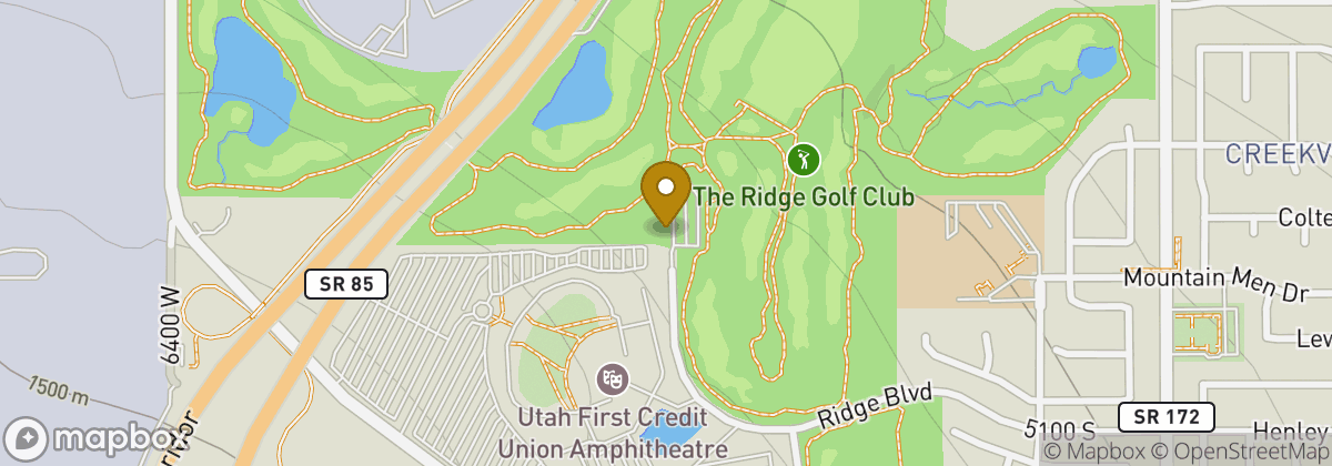 Map location: The Ridge Golf Club
