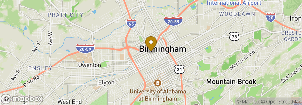 Map location: Birmingham