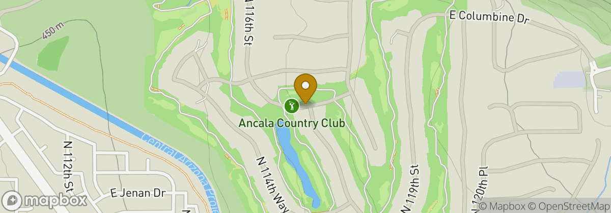 Map location: Ancala Country Club