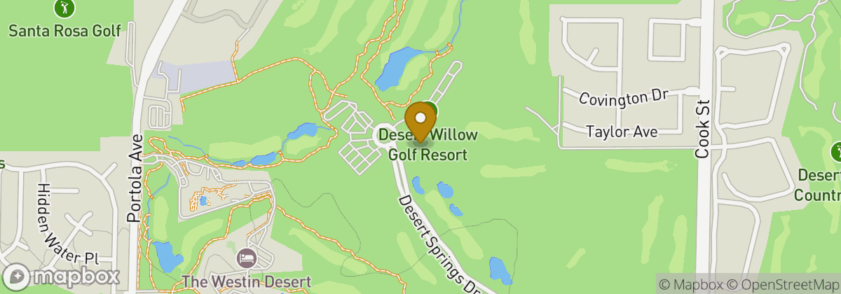 Map location: Desert Willow Golf Resort