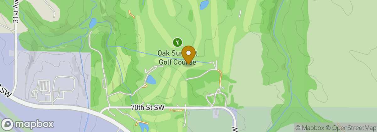 Map location: Oak Summit Golf Course