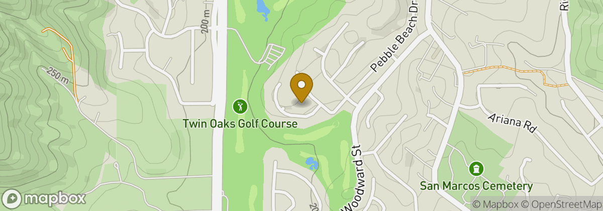 Map location: Twin Oaks Golf Course