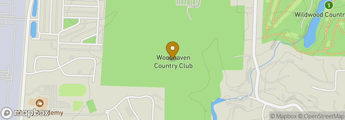 Map location: Woodhaven Country Club