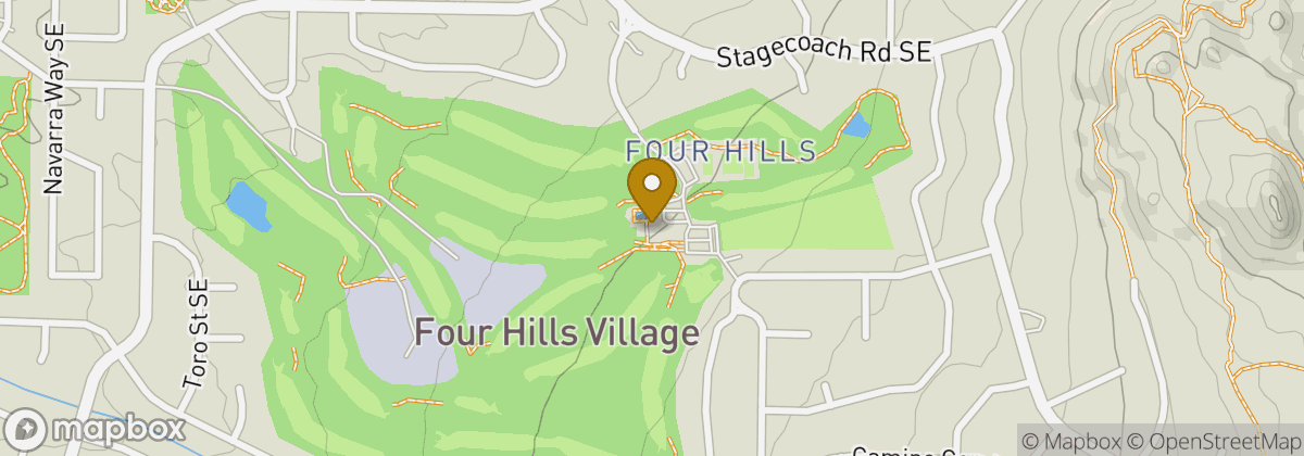 Map location: The Canyon Club at Four Hills