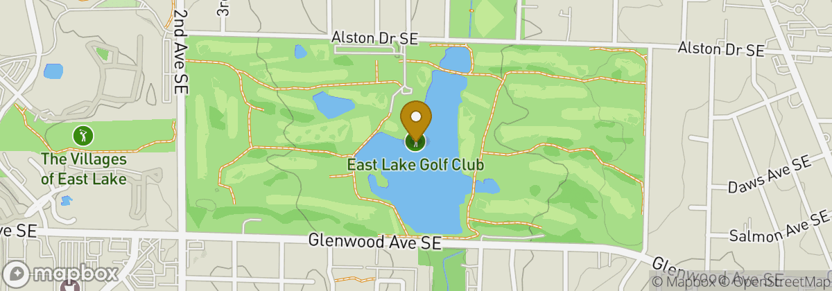 Map location: East Lake Golf Club