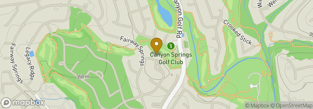 Map location: Canyon Springs Golf Club