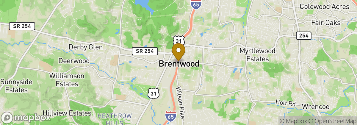 Map location: Brentwood