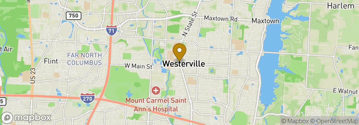 Map location: Westerville