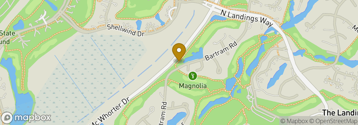 Map location: Magnolia Golf Course
