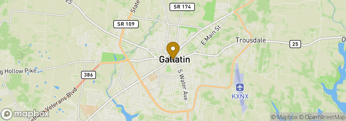 Map location: Gallatin