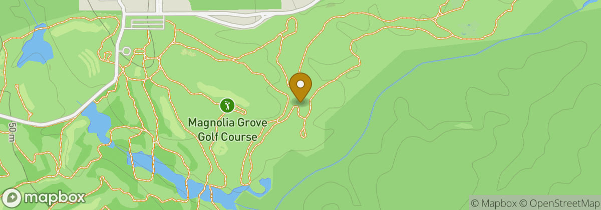 Map location: Magnolia Grove Golf Course