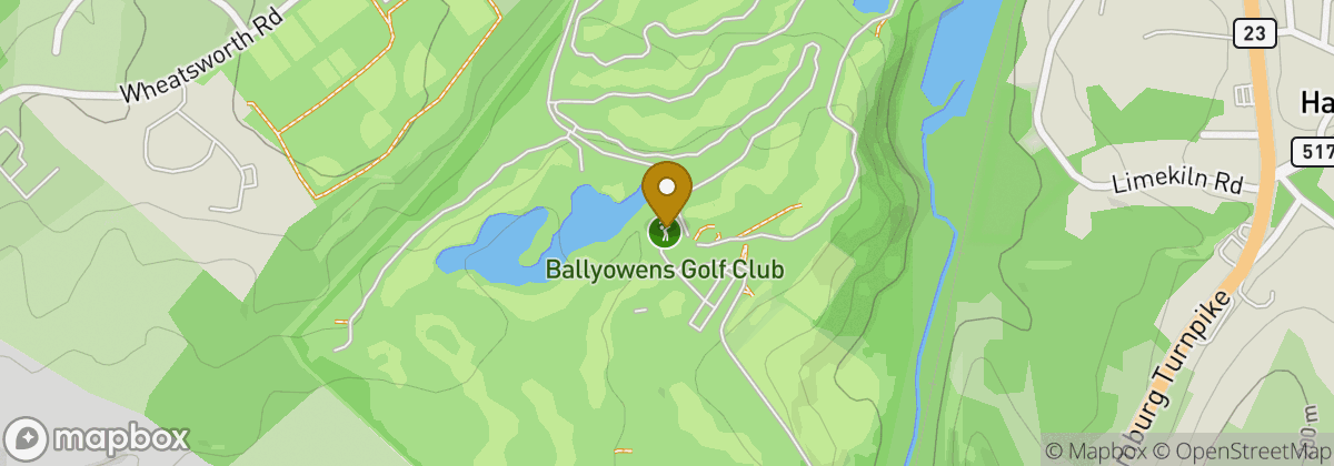 Map location: Ballyowen Golf Club