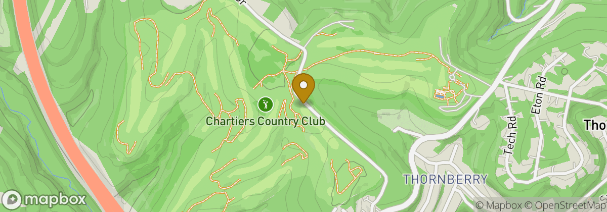 Map location: Chartiers Country Club