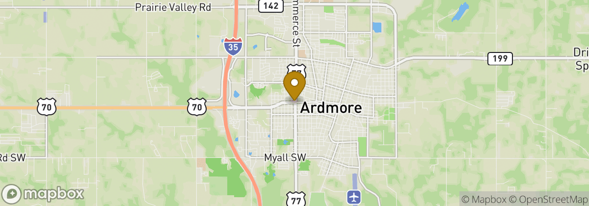 Map location: Ardmore