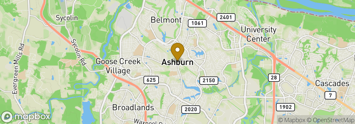 Map location: Ashburn