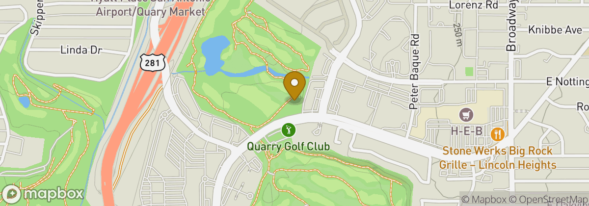 Map location: The Quarry Golf Course