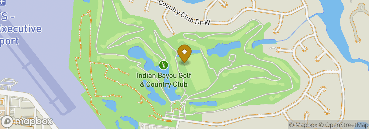 Map location: Indian Bayou Golf & Country Club