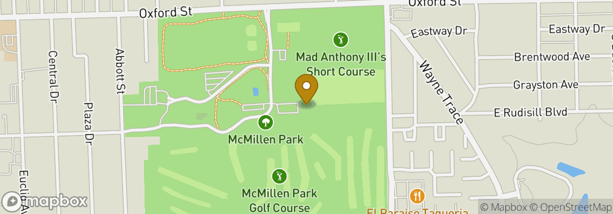 Map location: Mcmillen Golf Course