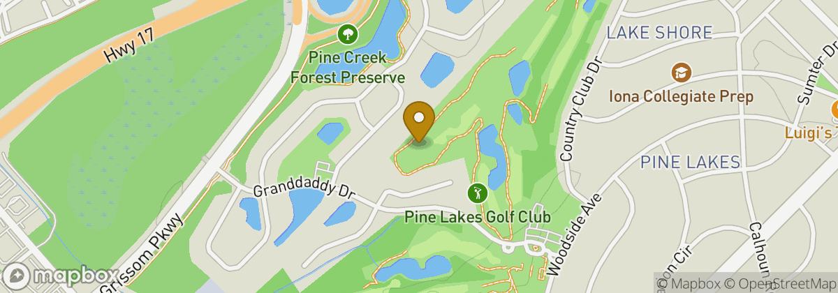 Map location: Pine Lakes Country Club