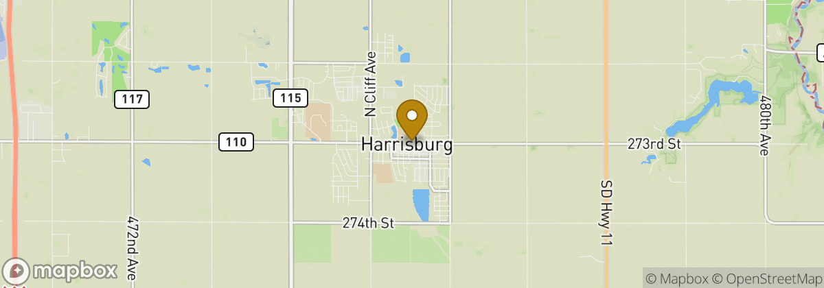 Map location: Harrisburg