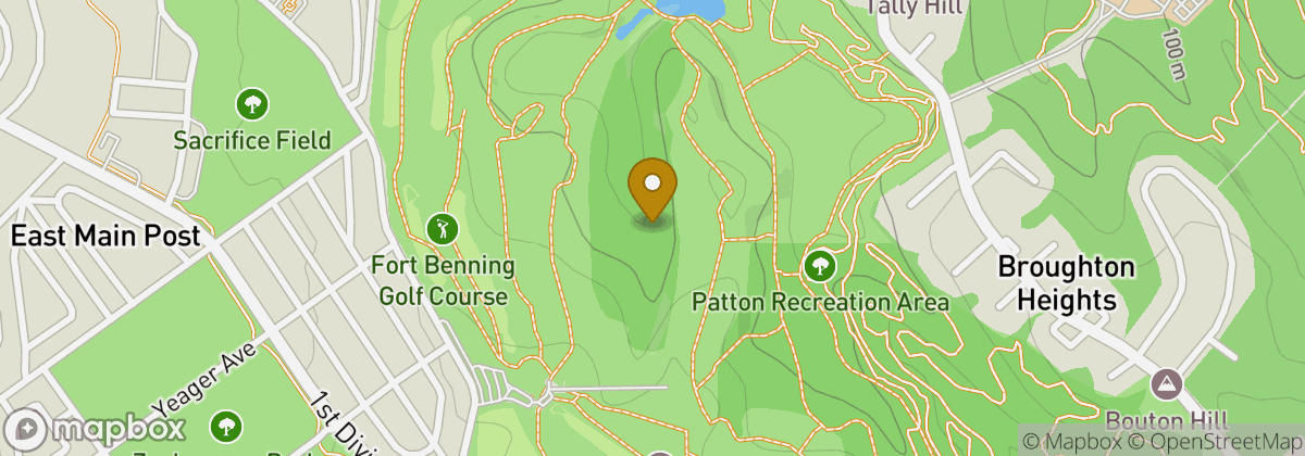 Map location: Fort Benning Golf Course