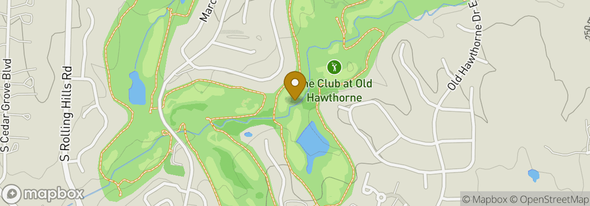 Map location: The Club at Old Hawthorne