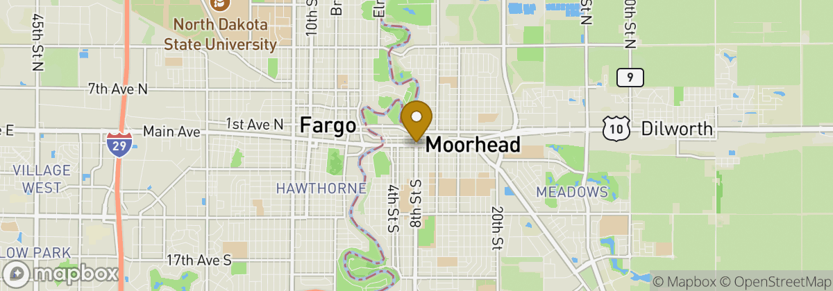 Map location: Moorhead