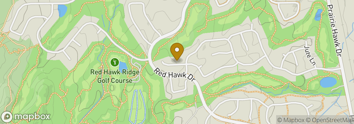 Map location: Red Hawk Ridge Golf Course