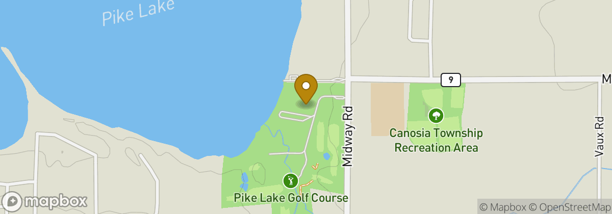 Map location: Pike Lake Golf & Beach