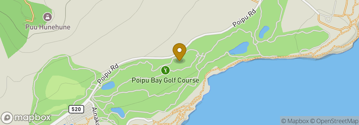 Map location: Poipu Bay Golf Course