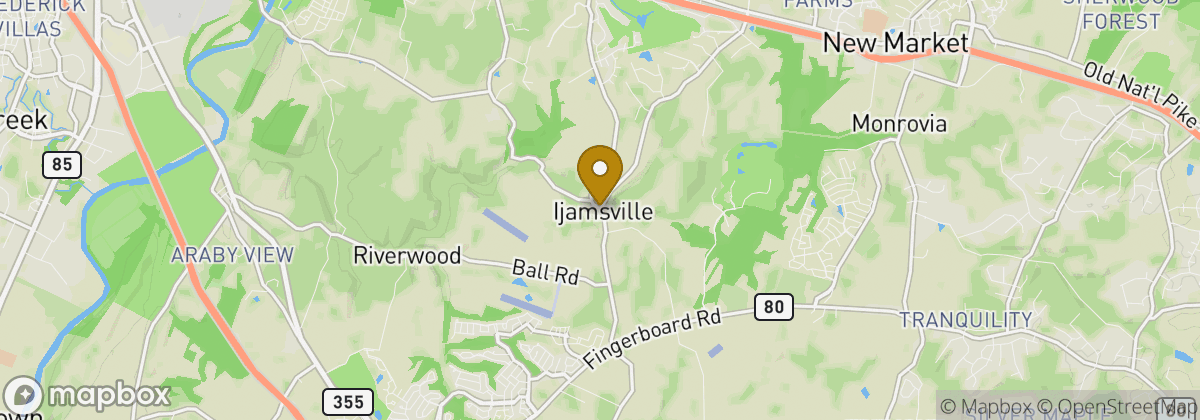 Map location: Ijamsville