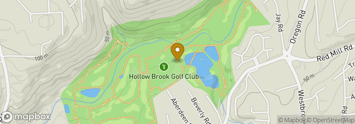 Map location: Hollow Brook Golf Club