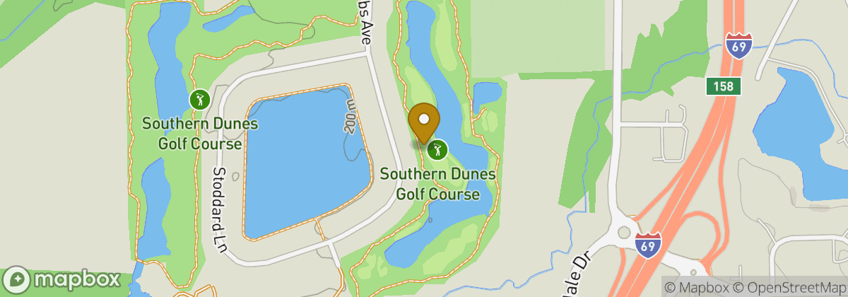 Map location: Southern Dunes Golf Course