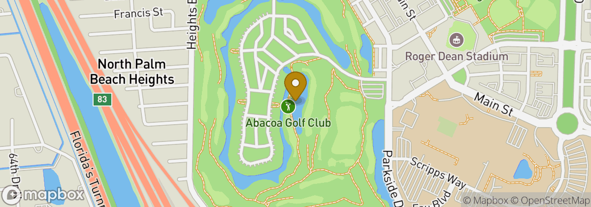 Map location: Abacoa Golf Club