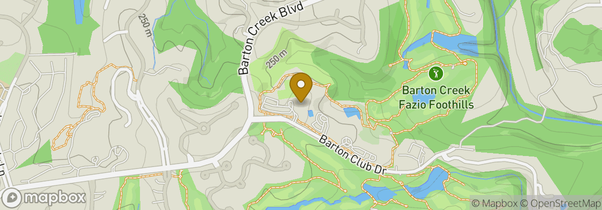 Map location: Barton Creek Country Club